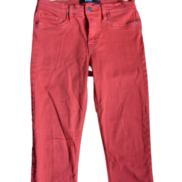 Hudson Nico Stretch Super Skinny Vermillion Jeans 27 - Picture 11 of 11